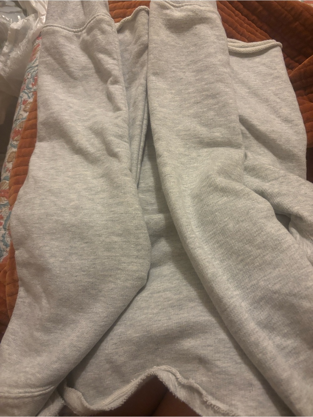 Brandy Melville Light Gray Kids Joggers - Soft Sweatpant
